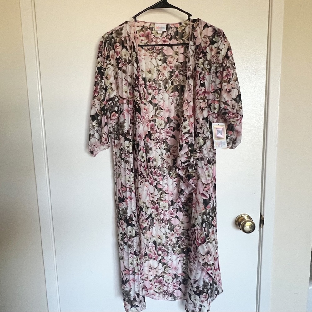 LuLaRoe Shirley Kimono NWT Floral Cover Up Size S